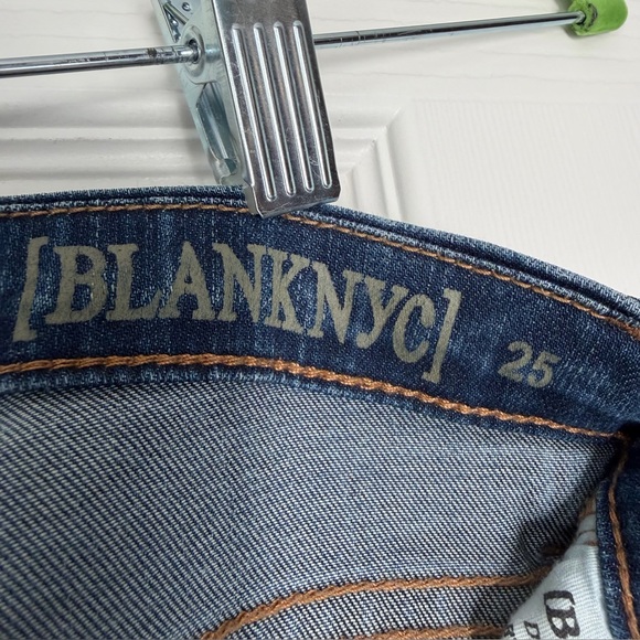 Blank NYC Distressed Blue Women's Skinny Jeans Size 25 - Picture 8 of 13